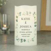 Personalised Botanical LED Candle Extra Image 3 Preview